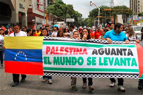 América Latina continúa su campaña a favor de palestina